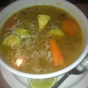 Sopa de gallina