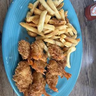 Camarones empanizados