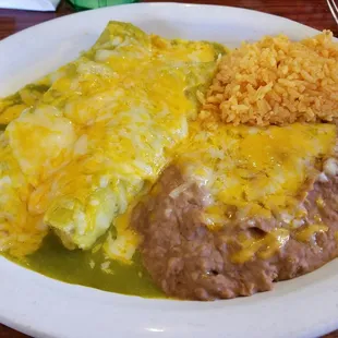 Green Chicken Enchiladas