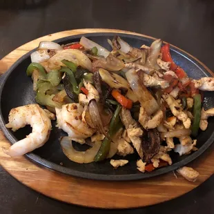 Fajita Fajitas de Pollo y Camaron