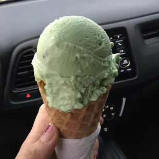 Pistachio ice cream