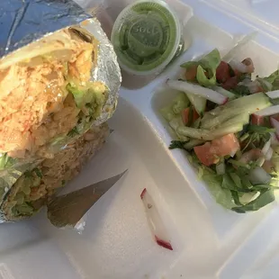 7. Pollo Burrito