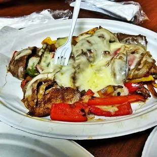 Steak Cheese Onions n Peppers