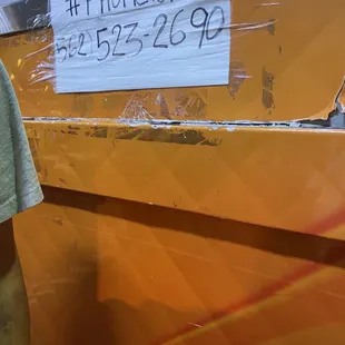 Phone number to place orders ahead of time