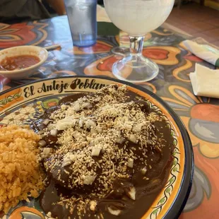 Mole Enchiladas