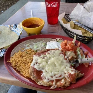 Pollo Ranchero platter