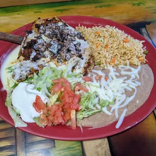 Chicken platter with chorizo