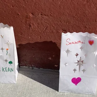 Bags they supplied for the event