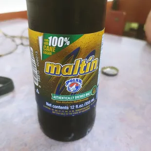 Maltín brewed malt soda