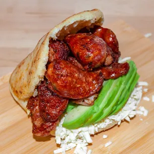 Arepa de chorizo