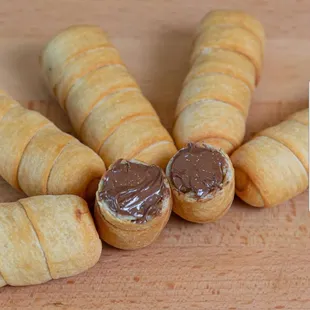 Tequeños de nutella