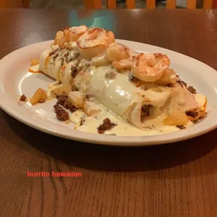 Burrito hawaiano