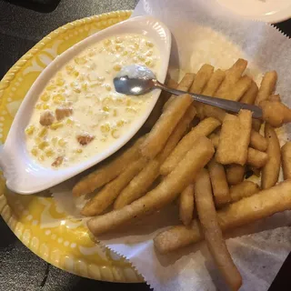 Cheesy Corn with Chicken