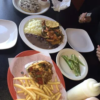 Tostones Fajitas Lunch