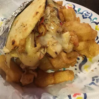 Seafood Arepa