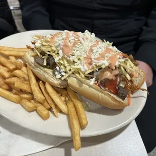 food, hot dog, sandwich, hot dogs