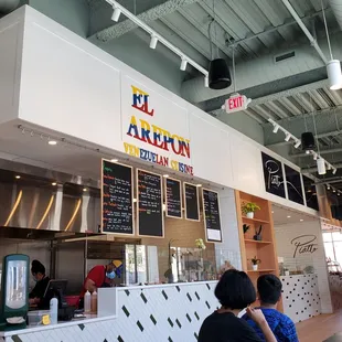 the interior of a restaurant