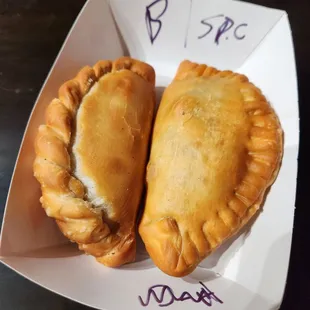 Beef and spinach empanadas