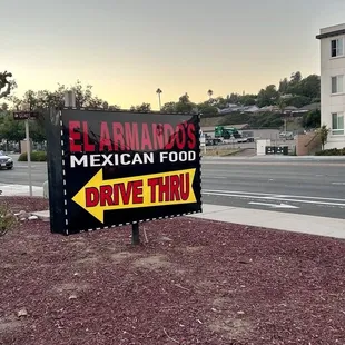 Outside: Poway street-side signage