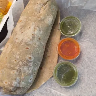 Carne asada burrito