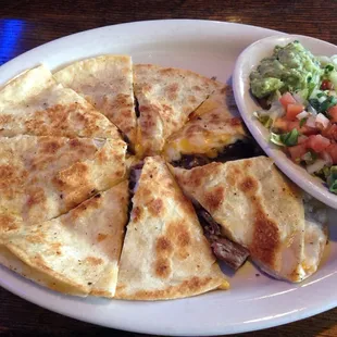 Steak fajita quesadillas are half off during happy hour!