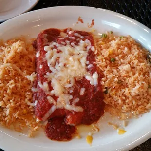 Cheese enchiladas