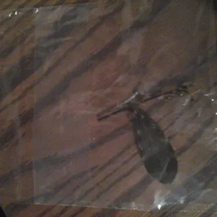 This was in my son's Taco when I went 2 or 3 days ago, no baggie, just the stick