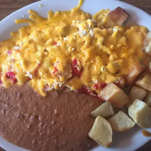 Migas con extra queso