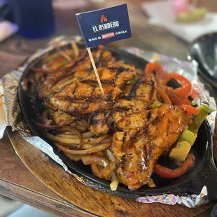 Grilled Chicken Fajitas