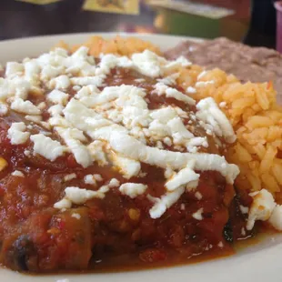 The Chile relleno is the best I have ever had in my freakin life OMG! WOW!