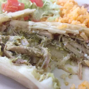 The tamale is also freaking amazballs so tender &amp; full of flavor! WOW I'm speechless