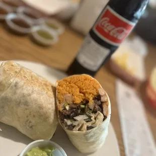 Carne asada burrito