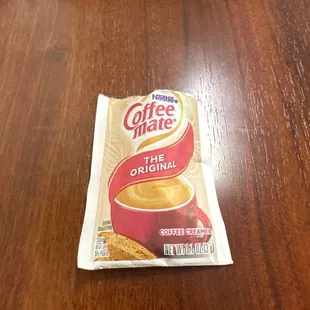 Fake cream for coffee as fake as the food