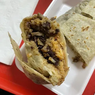 Carne asada Burrito