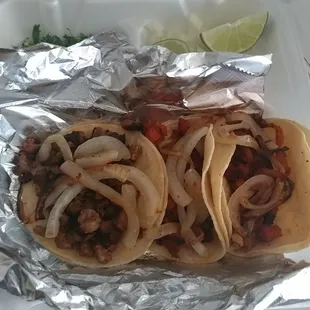 Tacos...pastor &amp; fajita