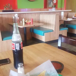 Free chips,  Bottle coke