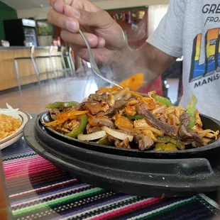Fajitas de Res (beef fajitas)