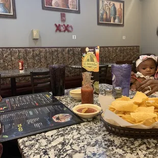 Chips and mild salsa