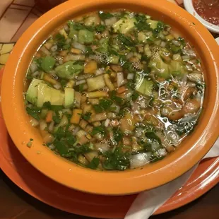 Chicken and vegetable soup