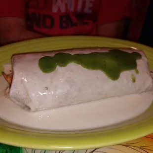 My husband got the king burrito with chicken. He says it was really good.