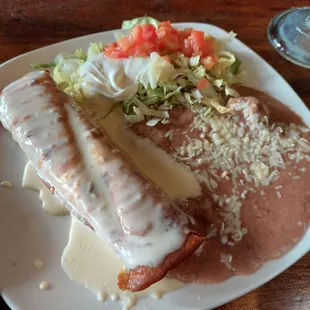 Lunch Chimichanga