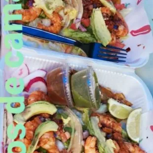 Tacos de camaron
