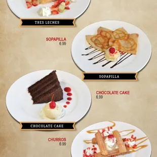 desserts