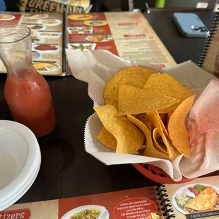 Chips and salsa (complimentary)