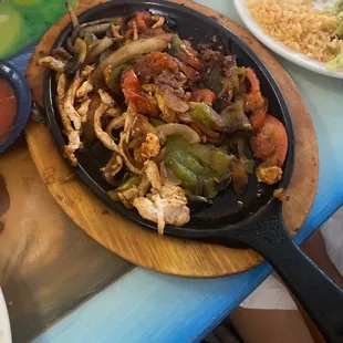 Chicken fajitas were so good