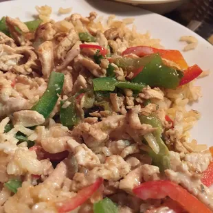 The famous chicken and rice. Excellent dish!