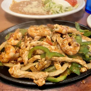 Chicken &amp; Shrimp Fajitas
