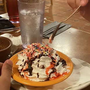 Fried ice cream