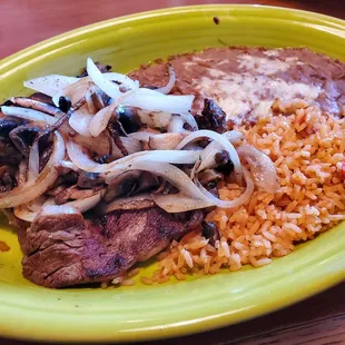Steak Azteca.