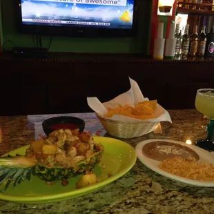 mexican food and drinks